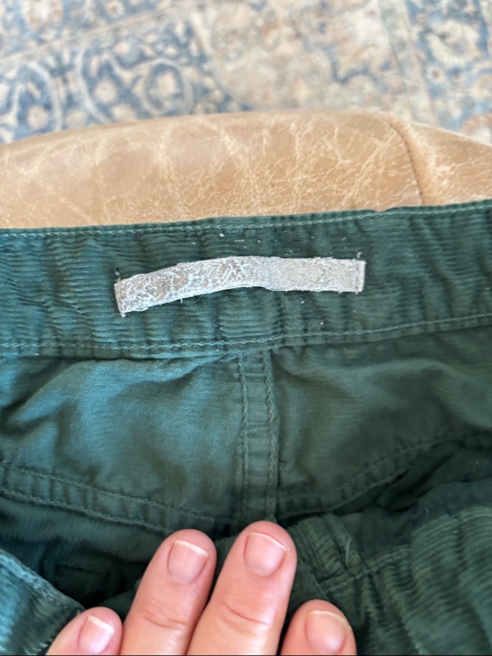 Vince Men's Green Corduroy Pants Size 29 - Picture 4 of 10